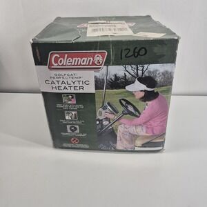 Coleman Golfcat Propane Golf Cart Catalytic Heater With Bag Open Box